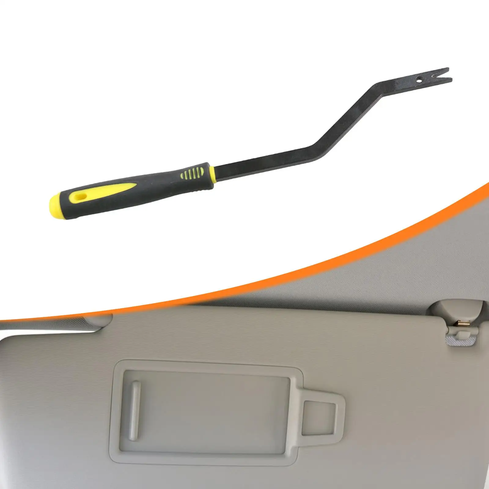 

Универсальный инструмент для снятия ручек на крыше автомобиля, прочный стальной съемник для демонтажа солнцезащитных козырьков и инструмент для работы с листовым металлом