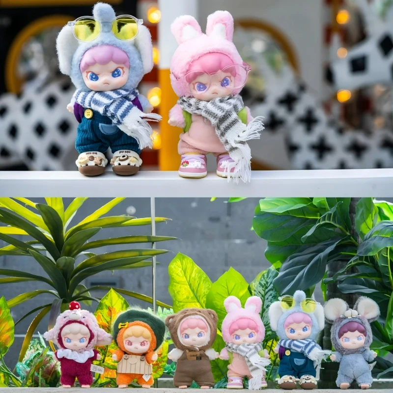 

Новая пушистая фигурка животного института TNT DORA, слепая коробка, плюшевая милая изысканная мультяшная кукла, коллекционная игрушка, кулон, подарок