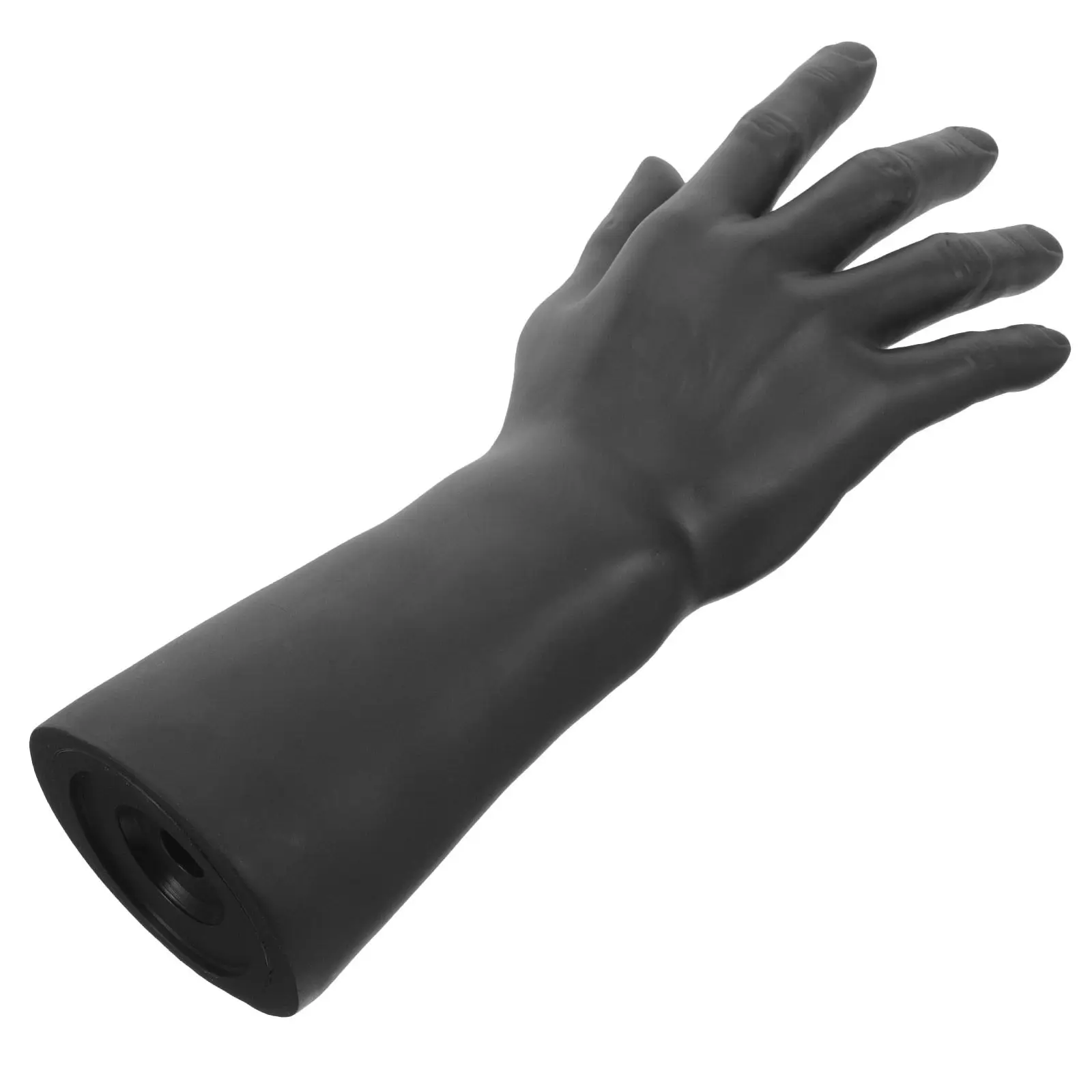 

1 шт. Мужской манекен-рука для демонстрации колец, виниловый, черный, легкий, портативный органайзер для ювелирных изделий, подставка для колец