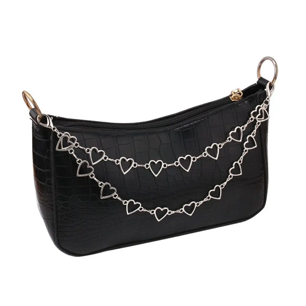 Butterfly Metal Bag Chain Star Heart Multi-layer Metal Chain Strap Pants Chain Shoulder Bag Chian Women Bag Accessories