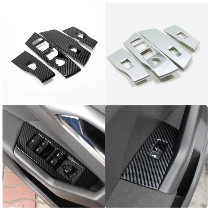 

Door Window Glass Sill Armrest Lift Switch Button Trim Frame For Volkswagen VW T-cross Tcross 2019 2020 2021 2022 2023