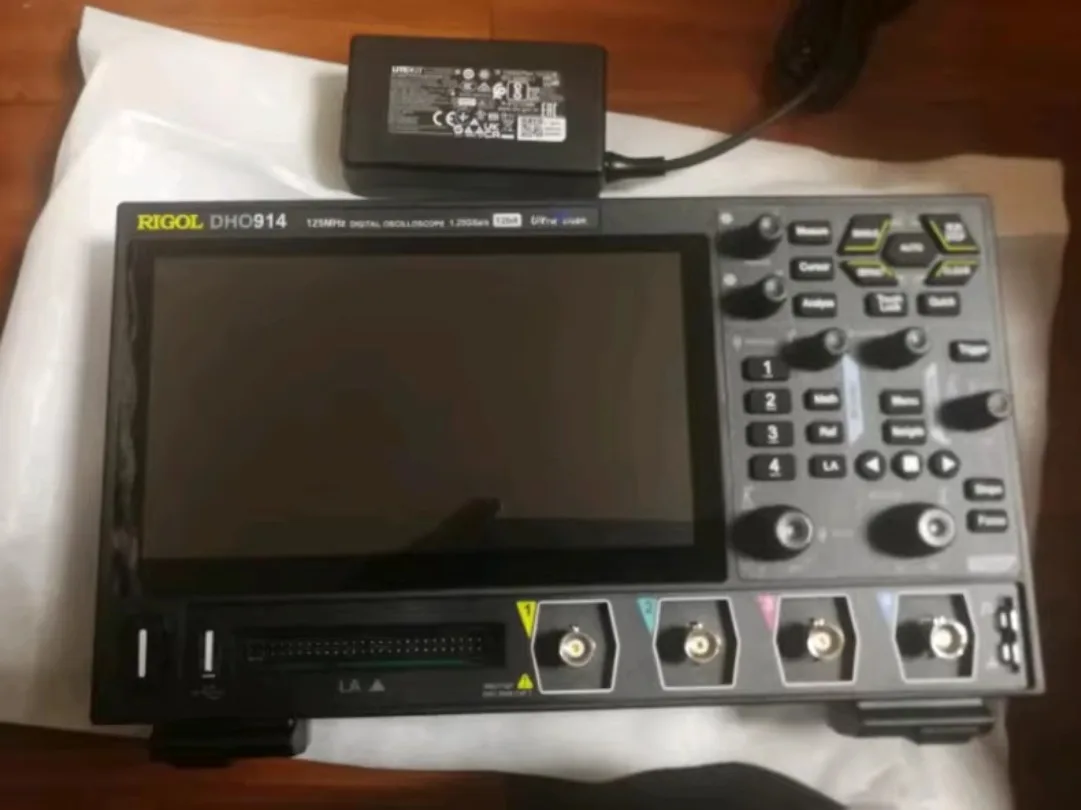 NEW RIGOL DHO914 Digital Oscilloscope 4 Analog Channels 125 MHz 16 Digital Channels 1.25 GSa/s 50 Mpts 7'' Touch Display #Moqu