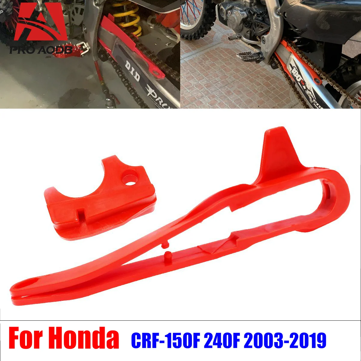 

Precision-Made Motorcycle parts - Plastic Guide Chain Glue Slider Guard For Honda CRF230F CRF 150F 230F CRF150F 2003-2019