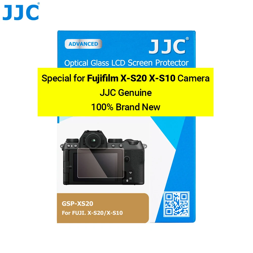 JJC X-S20 Tempered Glass Camera Protector for Fujifilm X-S20 X-S10 Camera LCD Screen Cover Anti-scrach Camera Screen Protection