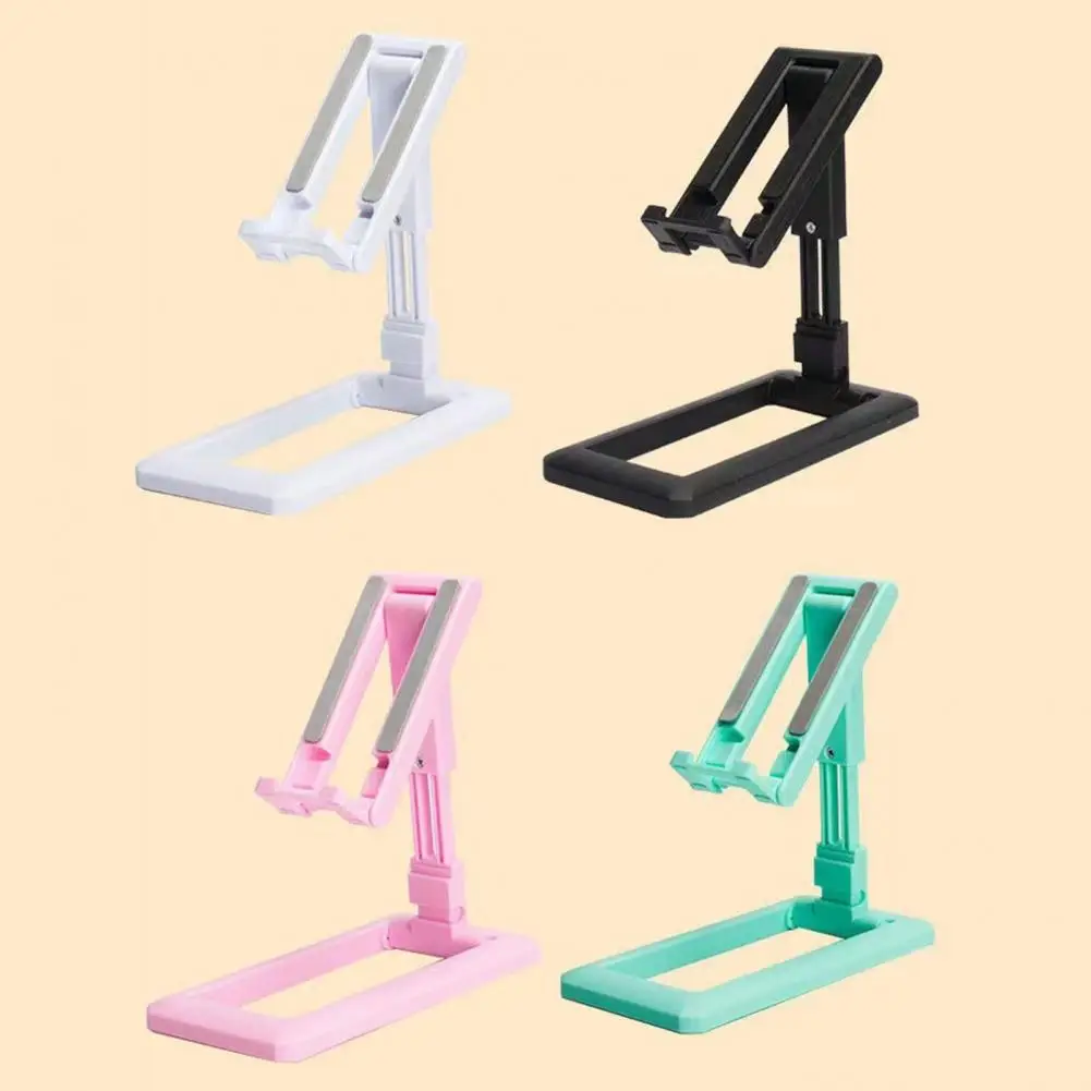 ขาตั้งโทรศัพท์แบบพับได้ขาตั้งโทรศัพท์สองแกนพับได้มีเสถียรภาพดีไซน์กันลื่นสำหรับการชาร์จโทรศัพท์มือถือขนาดกะทัดรัดสำหรับการหมุน