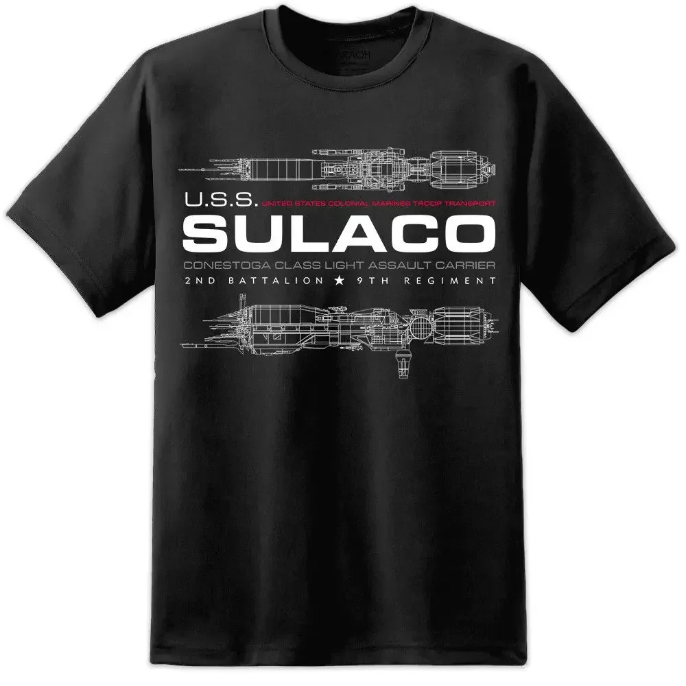 Mens Aliens Uss Sulaco Crew Member T Shirt Nostromo Weyland Yutani M41A Pulse Casual Pride T Shirt Men Unisex New Unisex Tees