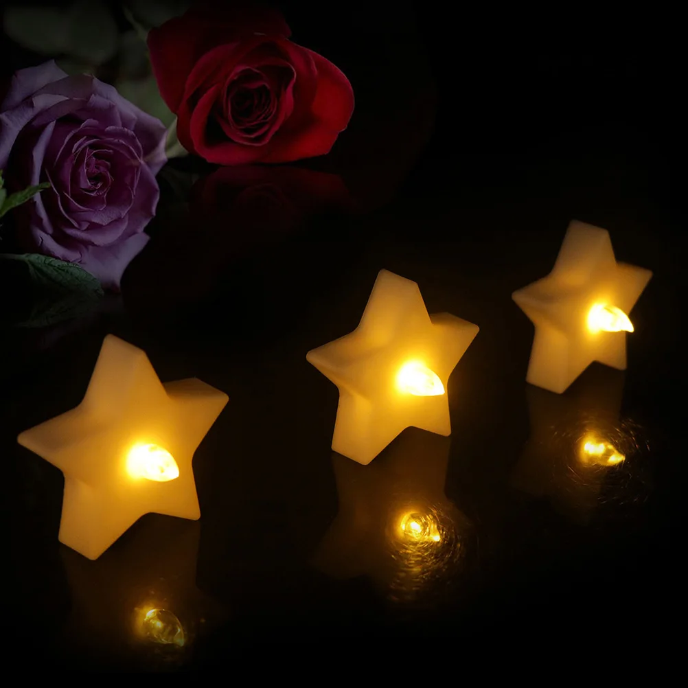 

12PCS LED Electronic C les Flameless Decorative Plastic Lanterns Durable EcoFriendly Party Birthday Christmas Proposal Warm