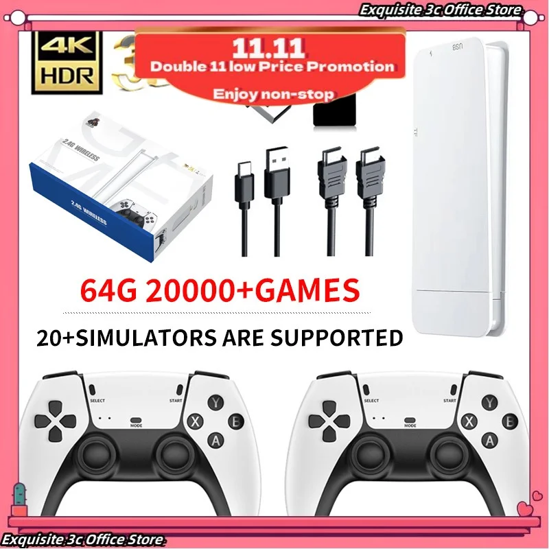 

Cross Border M8pro 64g 20000 Game High-Definition Tv Game Console Hdmi Retro Home Dual Handle Ps1 Childhood Game Arcade