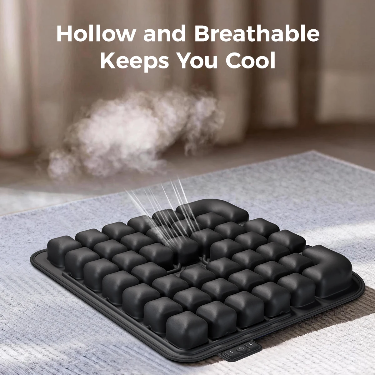3D Air Compression Massage Seat Cushion Breathable Inflatable Office Car Seat Pad view 5
