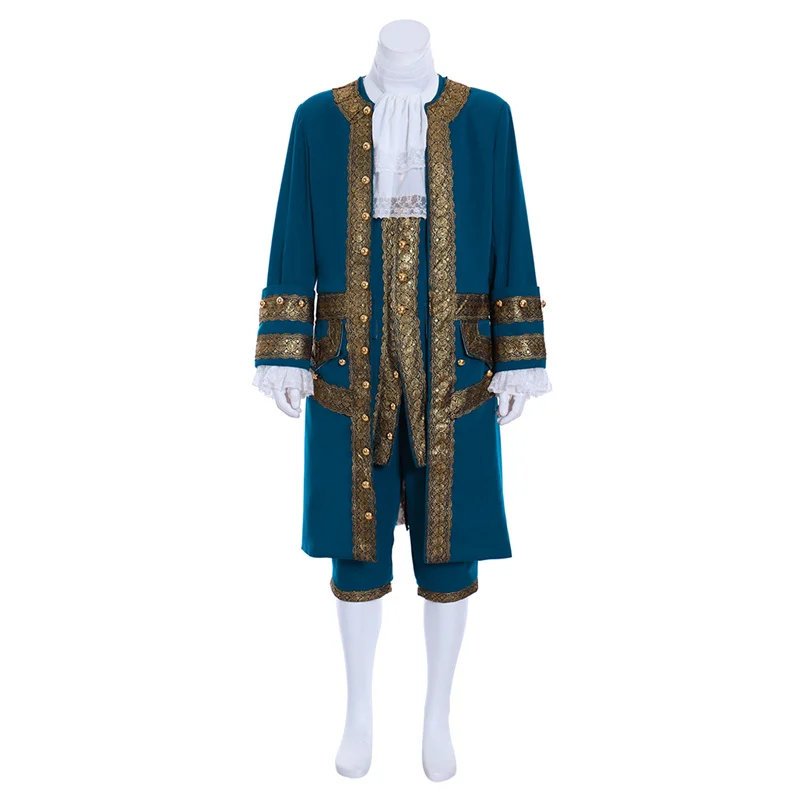 

18th Century British Mens Gentleman Cosplay Suit Victorian Renaissance Tudor Outfit Marie Antoinette Costume