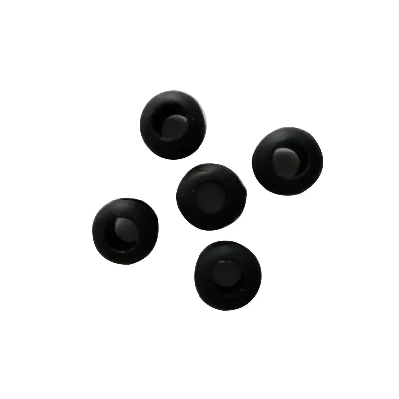 Black Rubber Silicone Cable Protector Outlet Clip Protection Ring Model 0046 Customizable