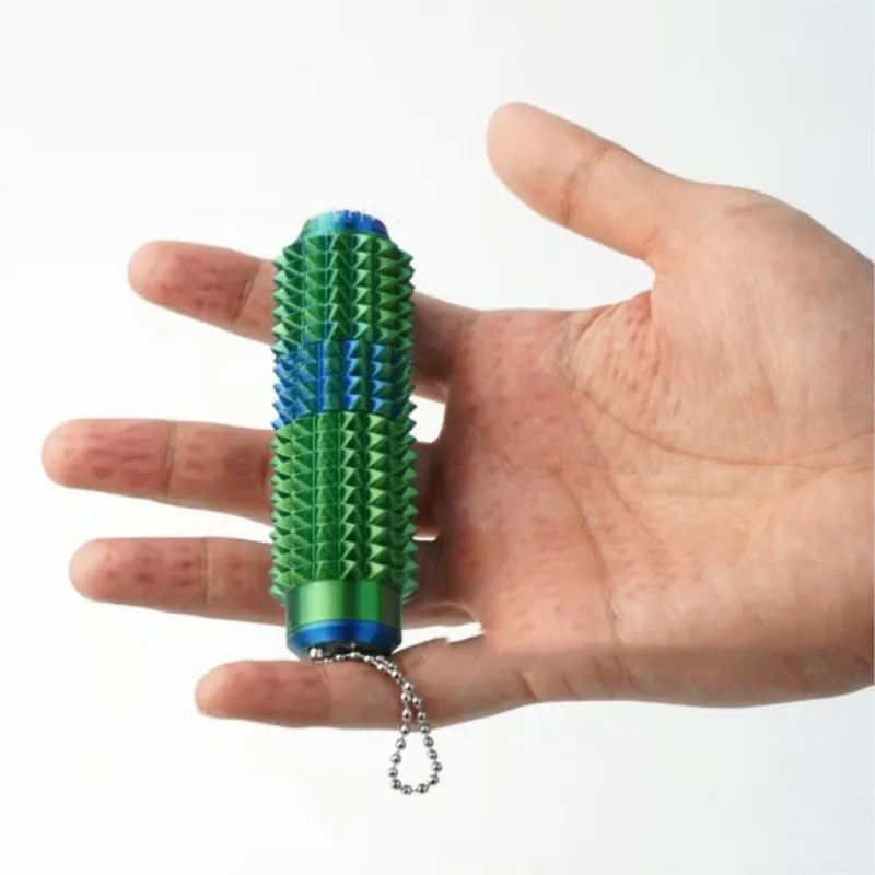 Portable Spiked Stress-Relief Fidget Roller With Barbed Stress-Relief Fingertip Massager Fidget Rotatable Stress Anxiety Gift