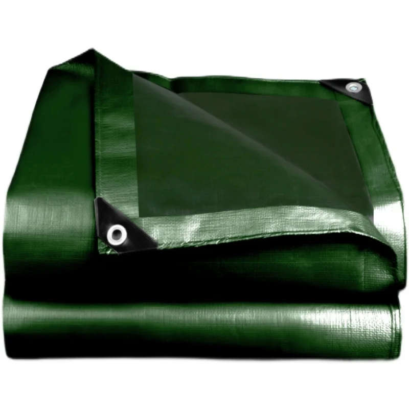 Thickened Waterproof Canvas Oil Tent Plastic Tarpaulin Outdoor Sunshade Rainproof Heat Insulation Truck Covering Material
