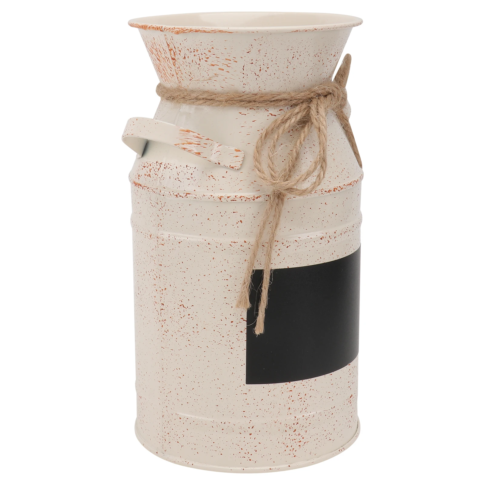 

Iron Bucket Vase Retro Flower Arranging Jug House nament Office Decor Delicate Vase Photo Prop Premium Material Suitable