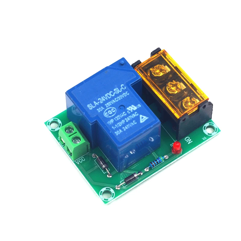 Módulo do relé do XH-M175, normalmente fechado e normalmente fechado, corrente alta, saída 5V, 12V, 24V, fonte de alimentação, 30A