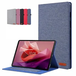 For Xiaoxin Pad Pro 12 7 Case 2023 Soft Cowboy Stand Flip Cover For Lenovo 12 7 Case For Lenovo P12 Xiaoxin Pad Pro 12.7 Cover