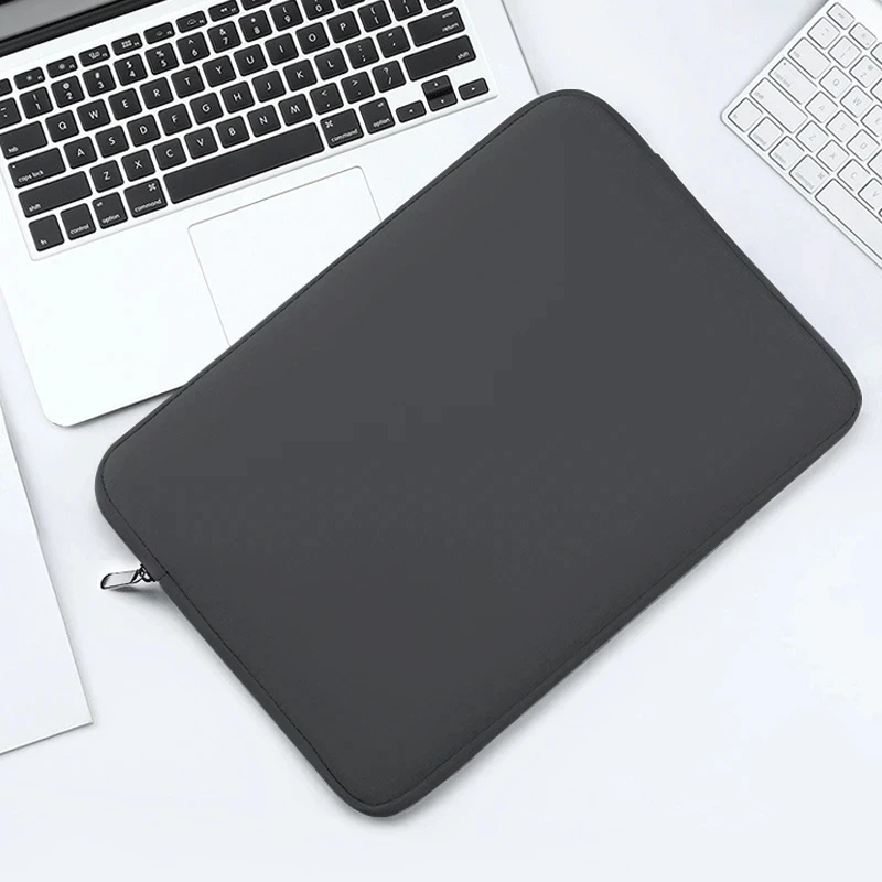 Portable Soft Cover Laptop Bag for 11-15.6 Inch Macbook Huawei Xiaomi HP Dell Lenovo Notebooks-Durable Protective Case Accessory