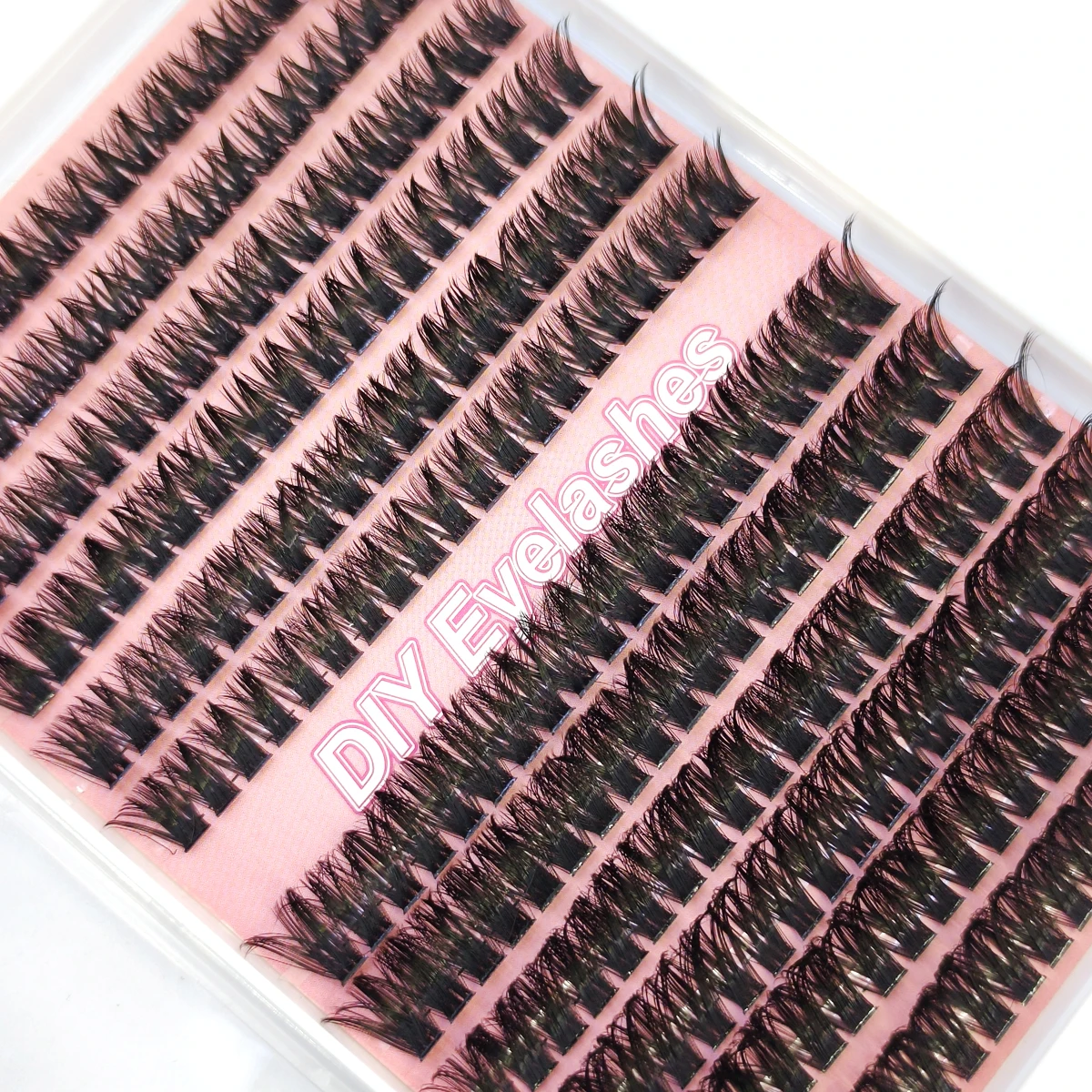 HBZGTLAD 60D/80D/ขนตาหนา 100D ขนตาส่วนบุคคลขนตาปลอมขนตาธรรมชาติ D ต่อขนตาขนตาปลอม