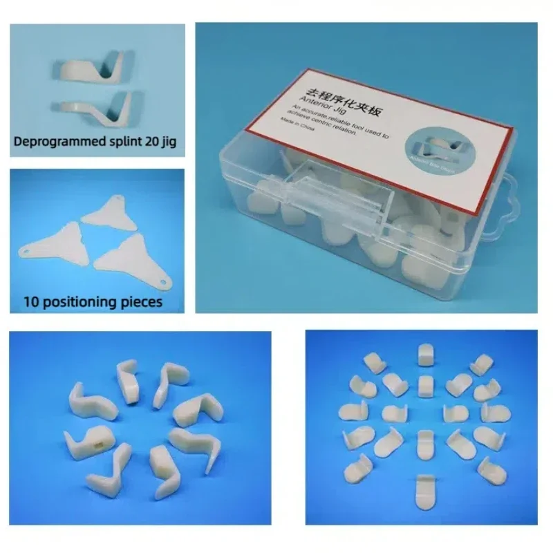 

30 Pcs Dental Full Mouth Deprogrammed Splint Mandibular Bite Reconstruction to Determine Centric Relationship