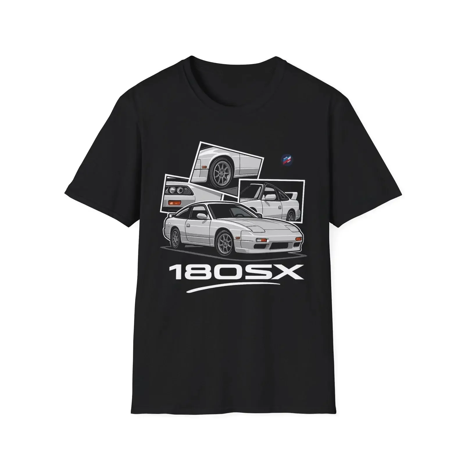 180SX T Shirt JDM Drift Car Retro Street Style vintage Washed Unisex Casual Breathable Stretched designer clothes