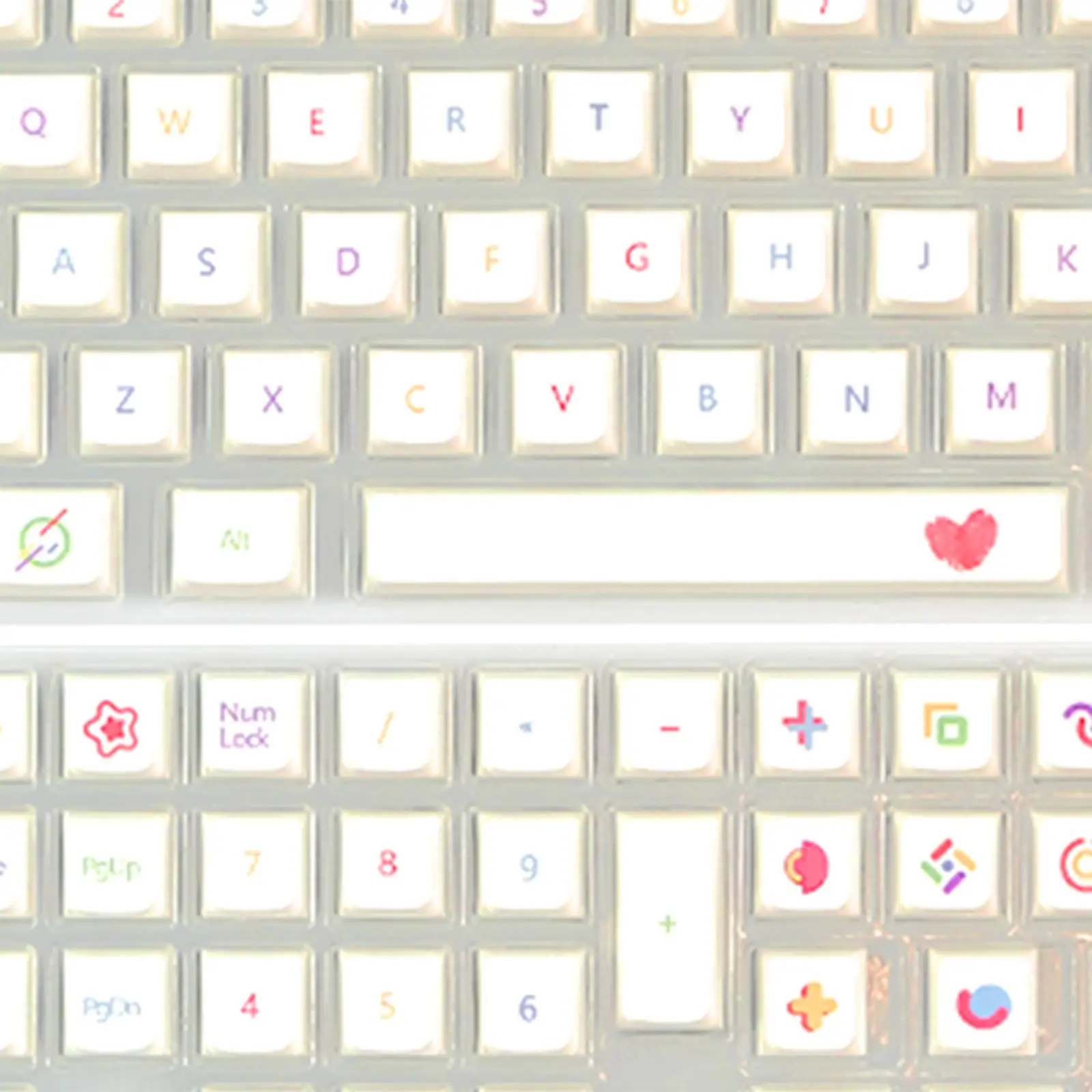 Universal 140 Keys PBT Dye Subbed Cute Pattern XDA Switch Gamer