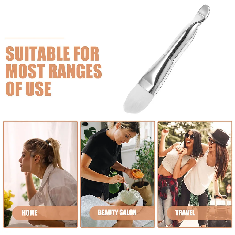 Aplicador de cepillo para mascarilla Facial, cuchara para máscara de barro de arcilla de doble extremo, herramienta de belleza portátil para salón de mujeres, brocha de maquillaje Facial, 2 uds.
