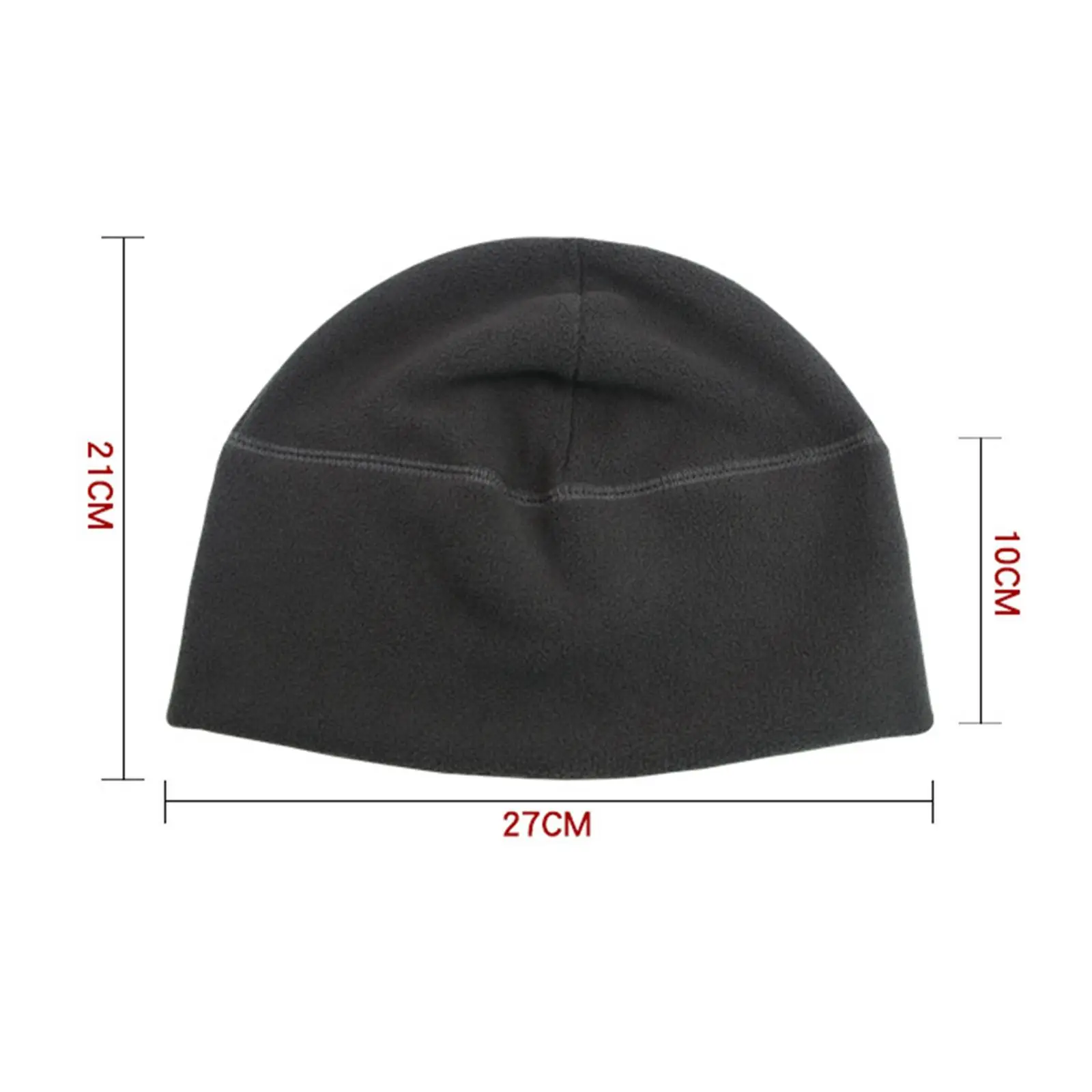 Cozy Fleece Skull Cap Beanie Winter Hat for Women Men Warm Windproof Thermal Cap for Skiing Snowboarding Jogging
