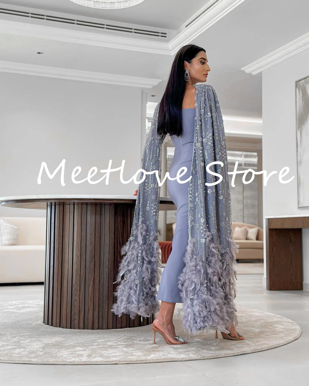 Meetlove, vestidos de fiesta elegantes de lujo personalizados para mujer, vestidos elegantes y hermosos para mujer, vestidos largos