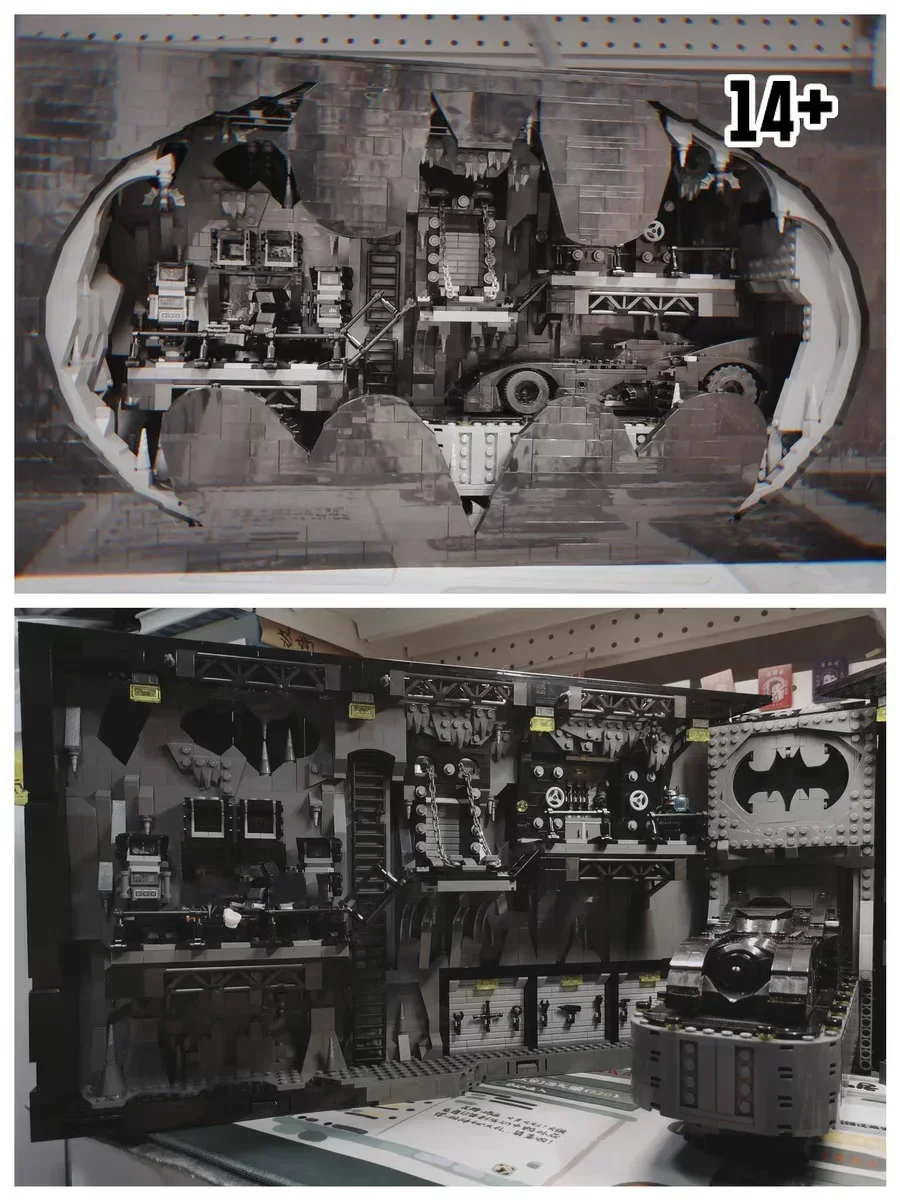 

Набор для сборки конструктора Disney Avail 76252 «Пещера Бэтмена» (3981 деталь), классическая модель по мотивам фильмов о супергероях, подарок для вечеринки