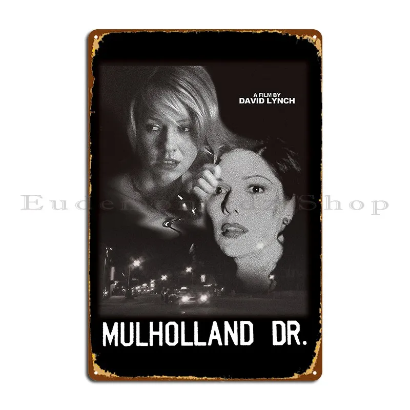 ملصق بديل من Mulholland Drive Dir David Lynch علامات معدنية لوحات صدئة جدار تصميم مخصص مطبوع ملصق تسجيل القصدير #1