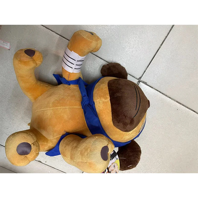 28cm Anime Pakkun Dog Plush Soft Stuffed Doll Kawaii Cartoon Collectable Room Decoration Children Birthday Gift Kids Funny Toy