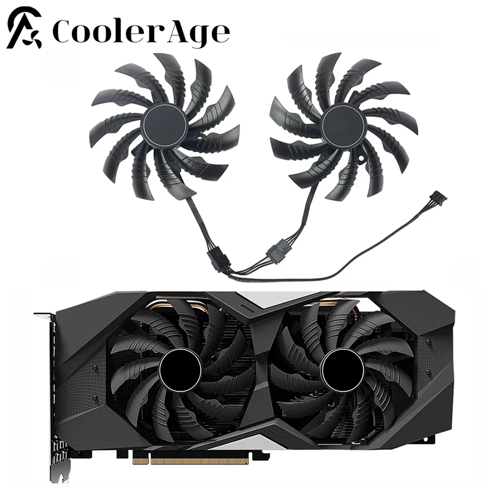 Video Card Fan For Gigabyte RTX2070 RTX 2060 SUPER 2070 WINDFORCE 95MM PLD10010S12H GTX1660Ti GTX1650 GPU Fan