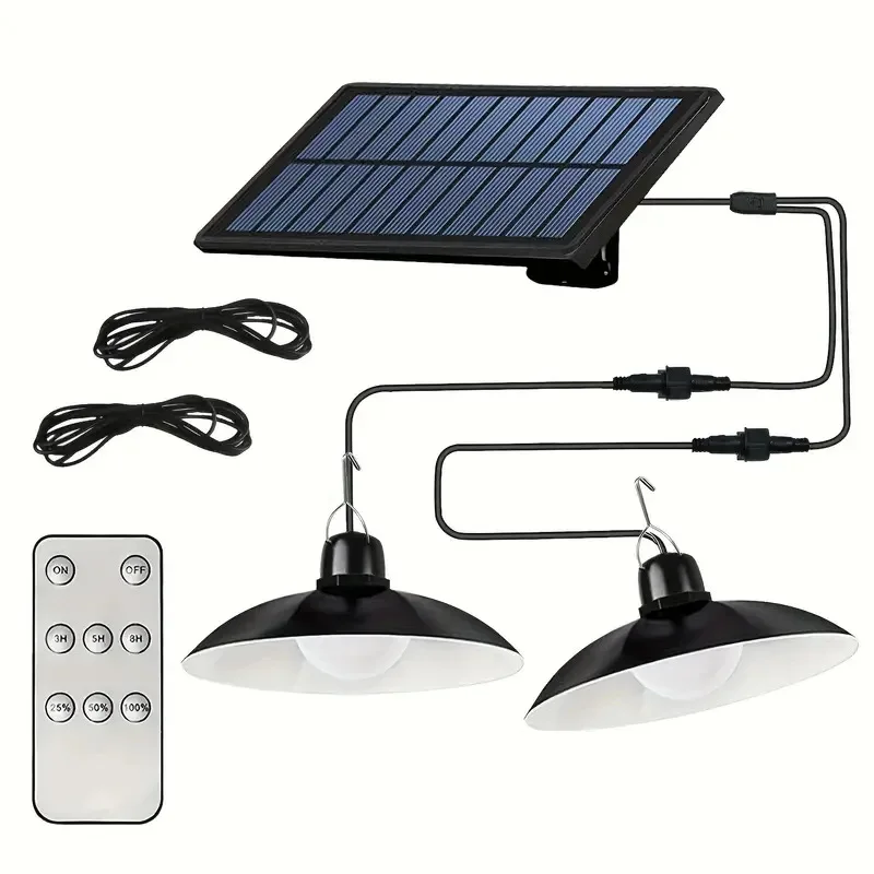 Solar Wall Lamp Split Indoor and Outdoor Courtyard Lights Camping Tent Light Control One To Two Waterproof Lights