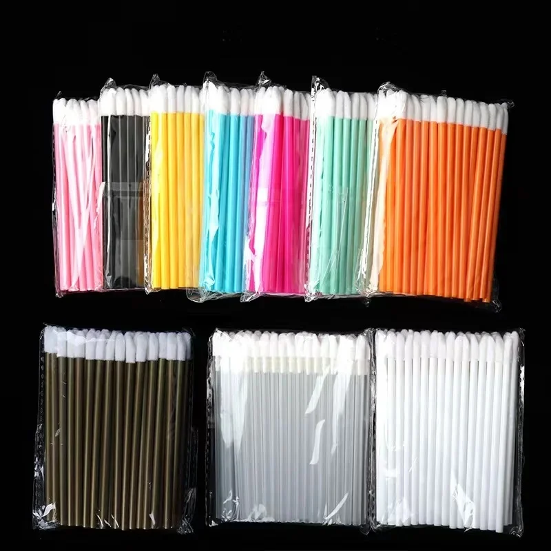 1-3bag Disposable Lip Brush Eyelash Make Up Brushes Lash Extension Mascara Applicator Lipstick Wands Set Cosmetic Makeups Tools
