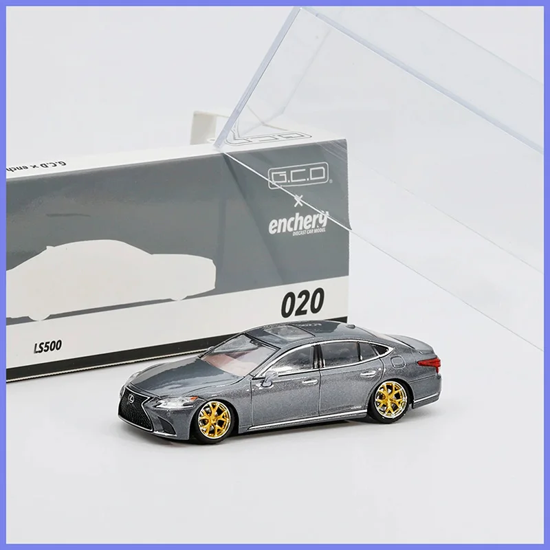 GCD X Enchery 1:64 LS500 Alloy Metal Car Model Static Collection Decorated Holiday Gifts Toys