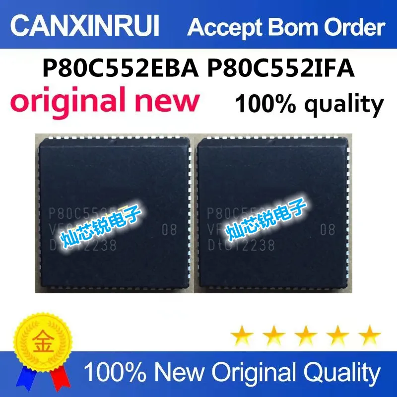 

P80C552EBA P80C552IFA brand new original genuine, quality assured.