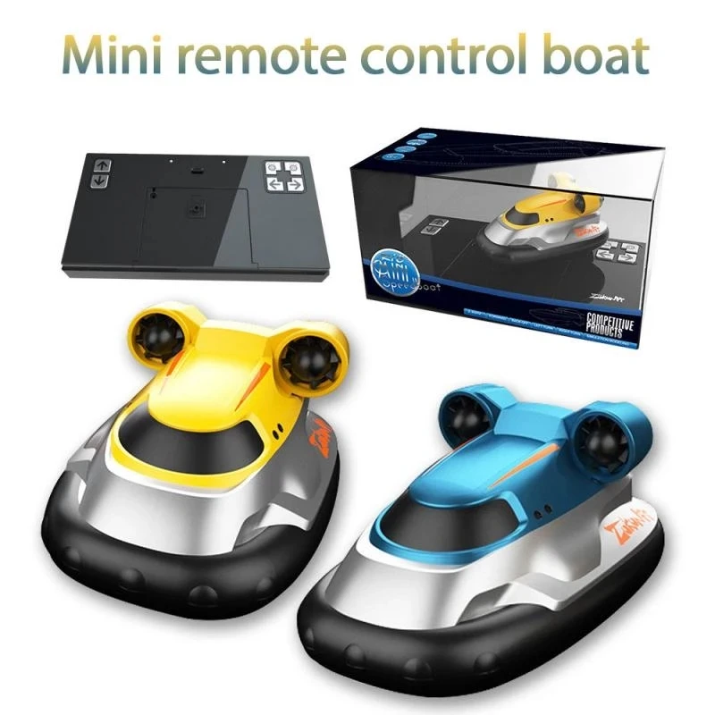 Mini RC Boot Spielzeug Fernbedienung Submarine Dual Motor Hovercraft Sightseeing Boot Wiederaufladbare Kinder Spielzeug