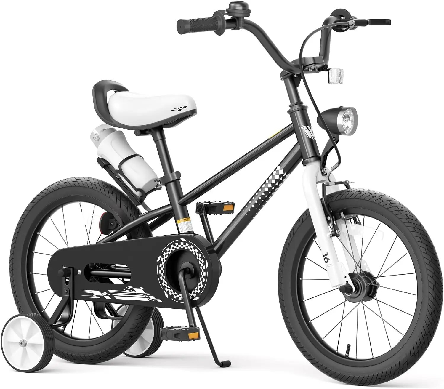 12 14 16 Inch Kids Bike with Training Wheels and Kickstand for Ages 3+ Years Old Bike Bicycle with Water Bottle Holder