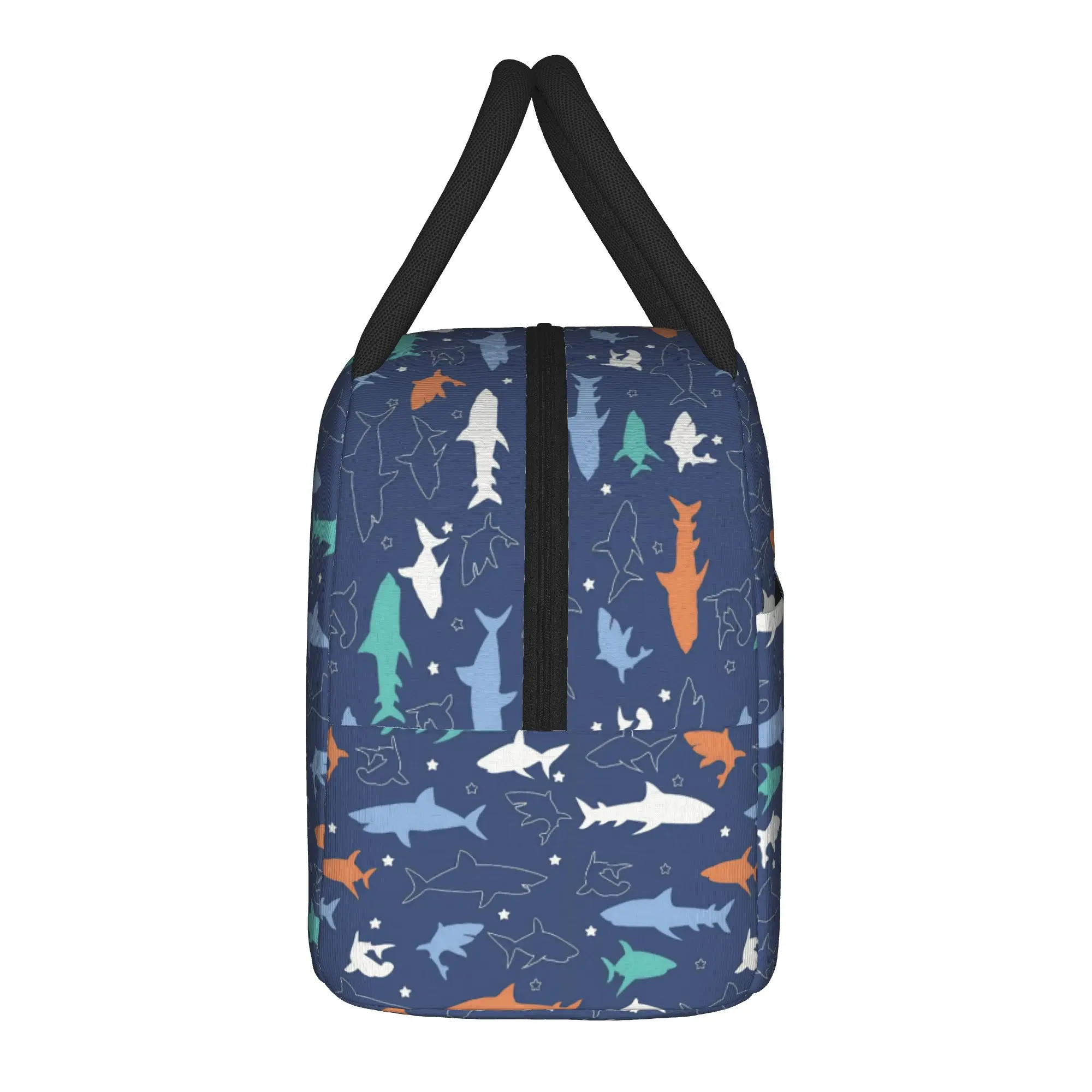 Shark Animal Insulated Lunch Bags High Capacity  Meal Container Cooler Bag Tote Lunch Box Beach  Outdoor Men Women