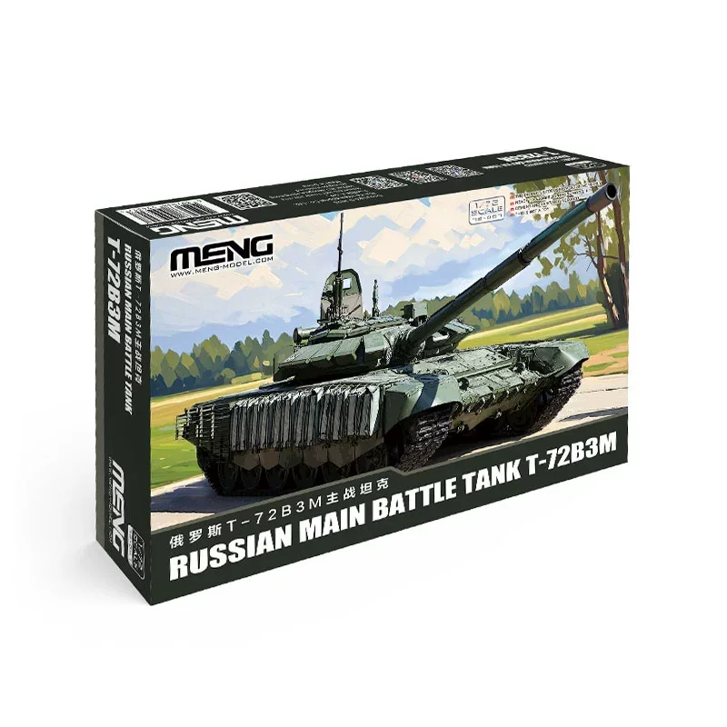 1/72 MENG Rosyjski Czołg Bojowy T-72B3M Figurka do Składania 72-007 Model do Składania Niemalowany Kolekcjonerski Plastikowy Model Zabawka Prezent