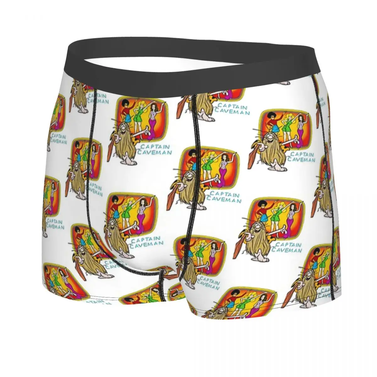 Vintage Cartoon - Vintage Movie Men Boxer Briefs Underwear Captain Caveman Cavey Highly Breathable High Quality Gift Idea