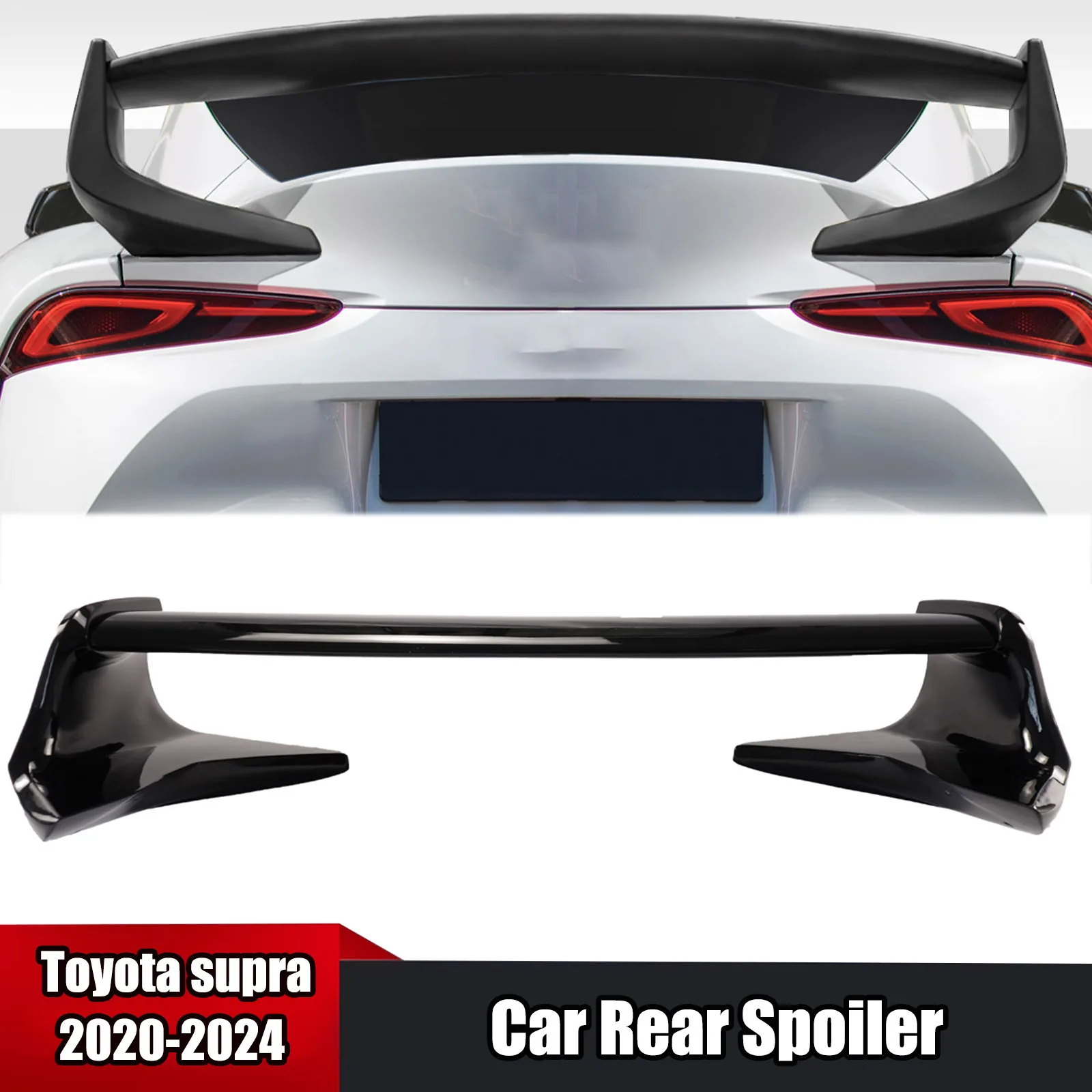 

Rear Spoiler For Toyota supra 2020-2024 Car Tail Trunk Lid Wing Wing Diffuser Splitter Exterior Accessory