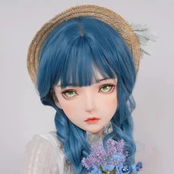Human Mask BJD Doll Big Face Girl Resin Material Human Face Mask DIY Accessories Doll Face No Makeup Doll Toys Gifts