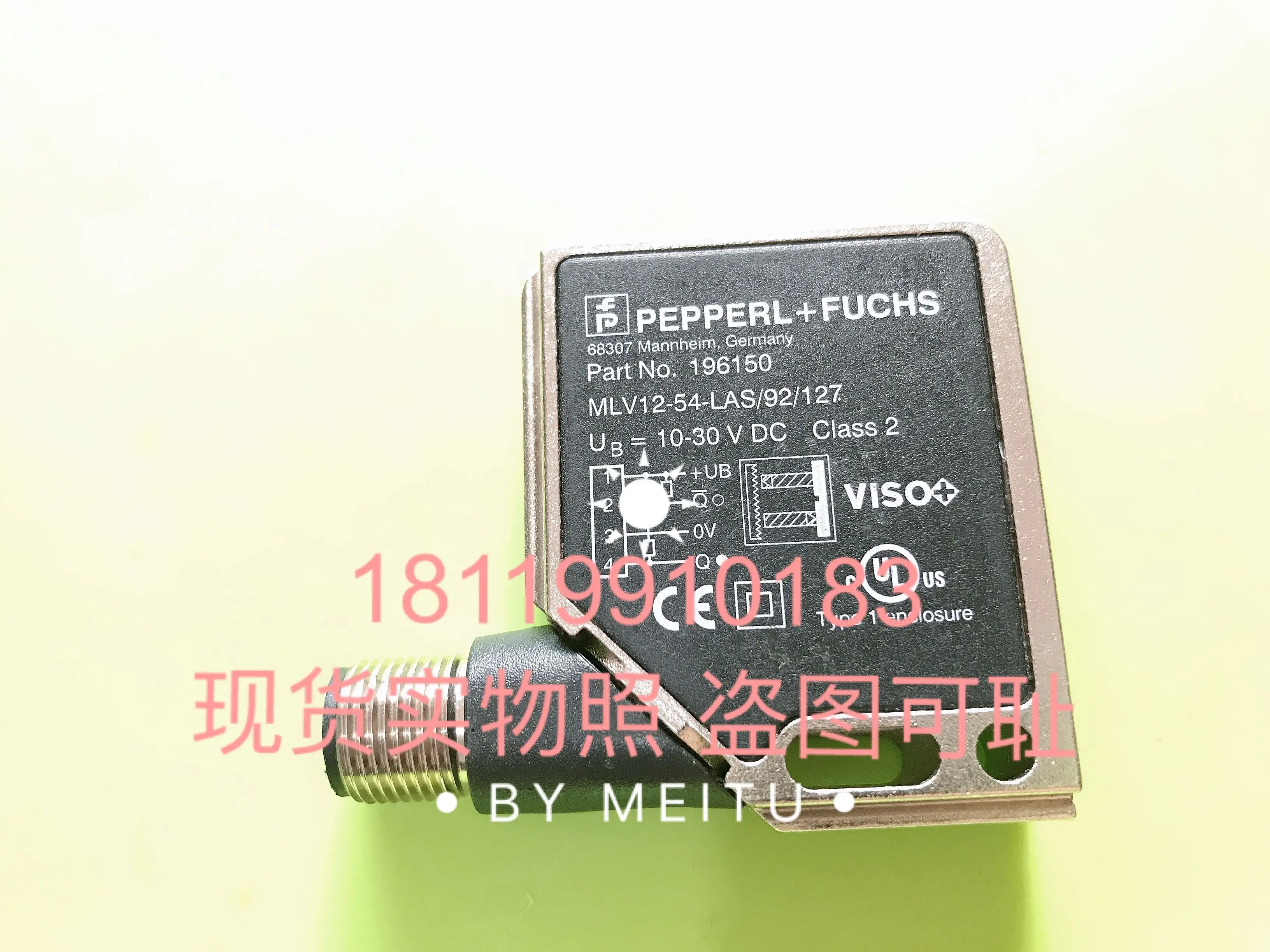 P+F Laser Sensor MLV12-54-LAS/92/127 196150 Spot Photo