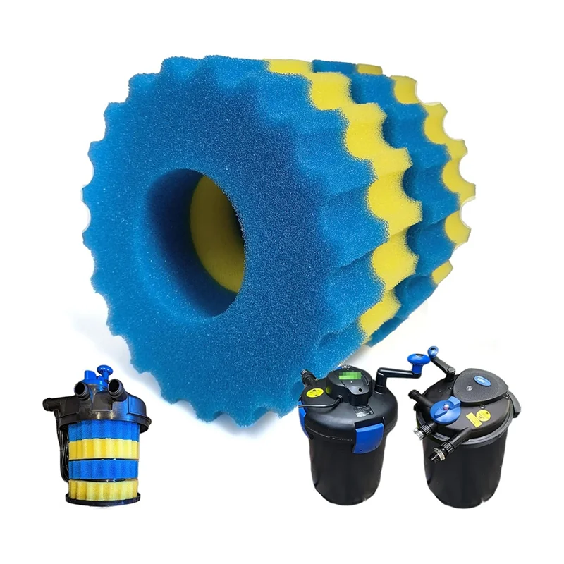 

A26F-For VIVOGROW Sponge Replacement Filter Media Pad For VIVOHOME Grech Pond Bio Pressure Filter Foam Koi Fish Fish Tank