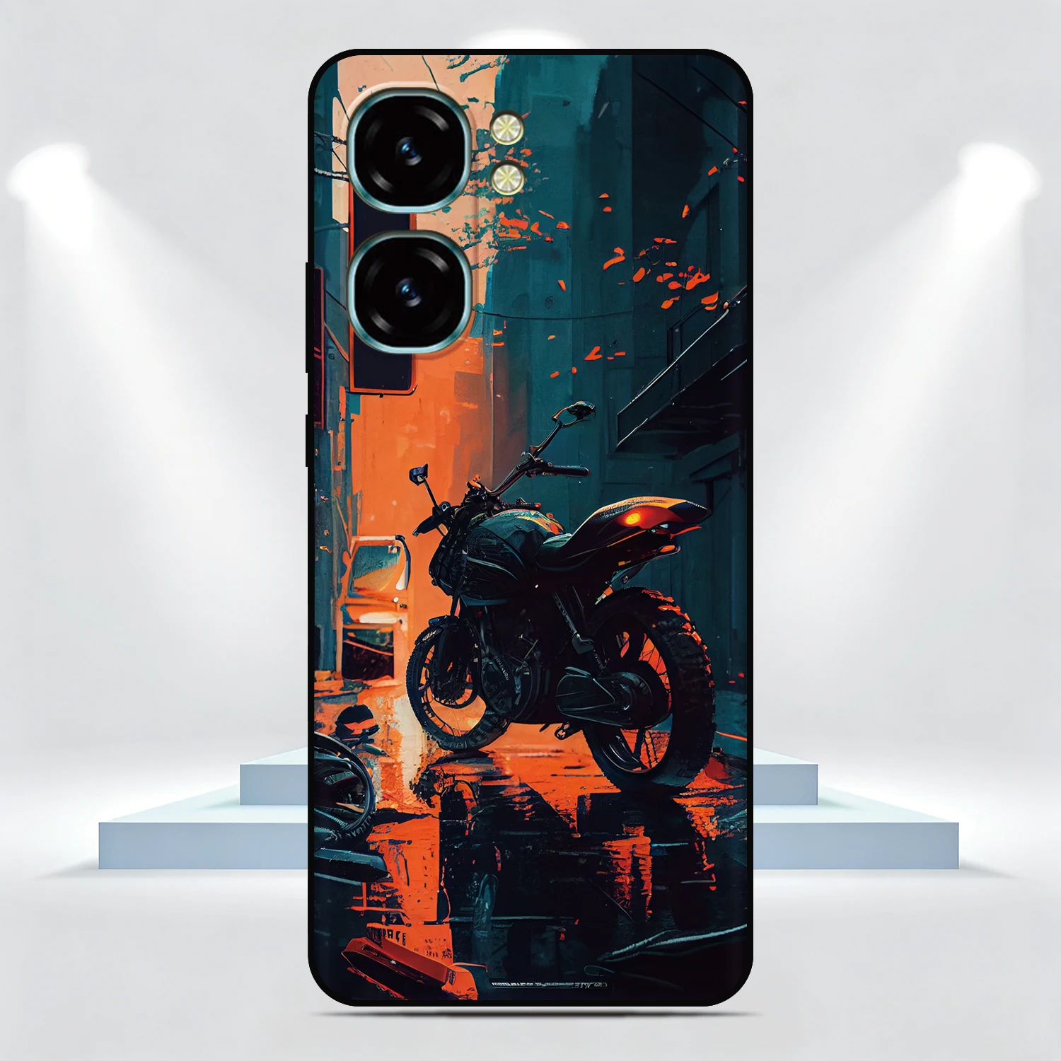 Motorcycle Racing Phone Case For Nokia C32 G42 6.2 7.2 G21 C21 C01 G11 Plus C12 C31 C02 G22 G20 G10 C10 C20 8 C3 Custom Cover view 3