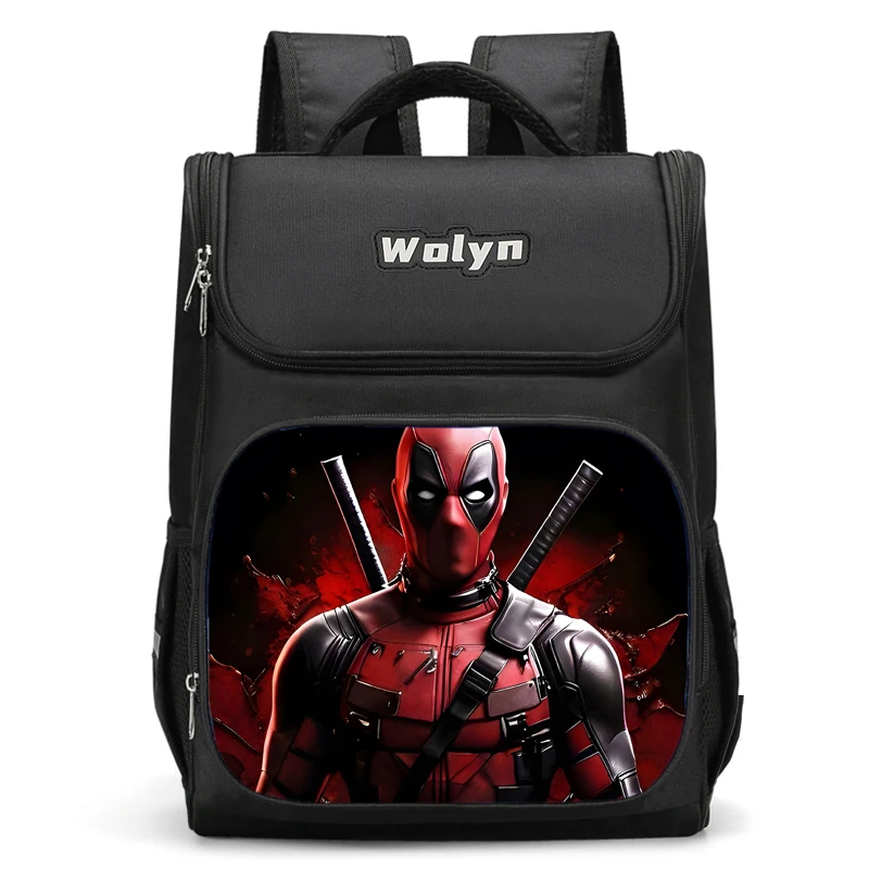 Large Deadpools Super Heroes Child Backpack Boy Girls School Bag For Men Women Traveling Backpack Durable and Multi Compartmen