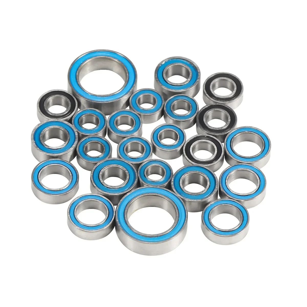 22PCS TRX4-M Metal Sealed Bearing Set for 1/18 RC Crawler TRX4M Bronco Defender K10 Chassis Gearbox Replacement Parts