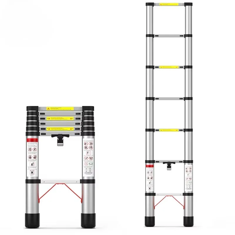 Modern Aluminum Telescopic Extension Ladder Portable for Household & Outdoor Use Construction Retractable Step