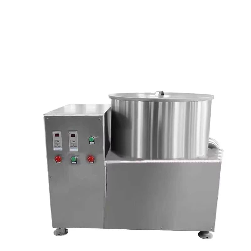 Vegetable centrifugal dehydrator stainless steel SUS304 8kg capacity fried food potato chips French fries processor